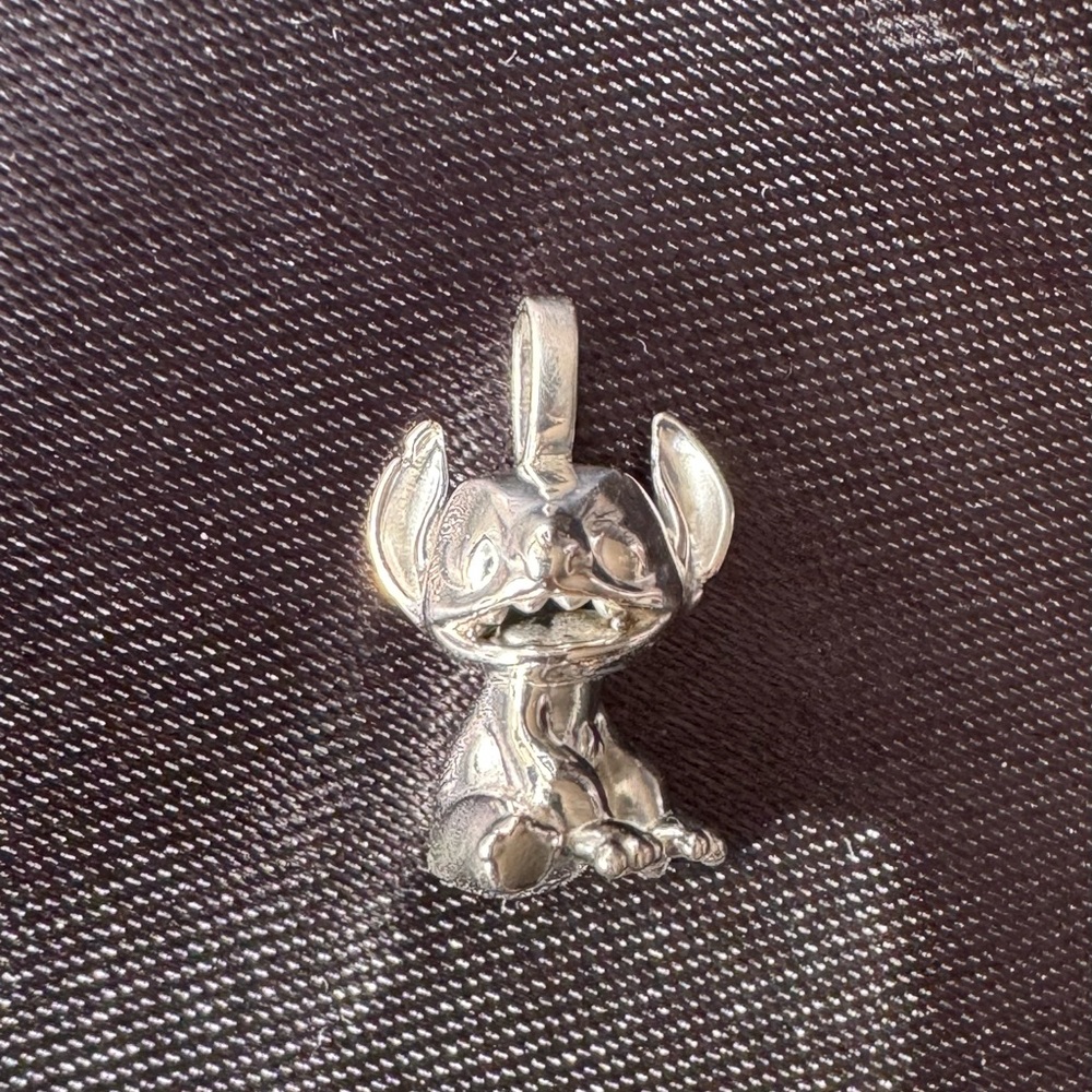 Custom 925 Sterling Silver Stitch Pendant with 20” Chain